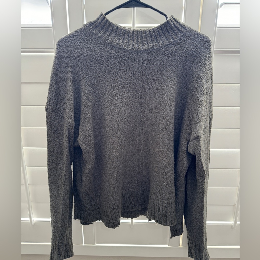 Melrose and Market Charcoal Turtleneck Sweater
